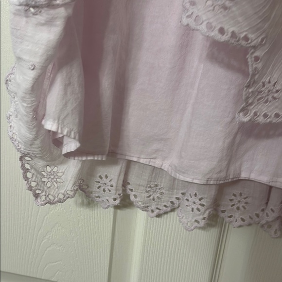AERIE Lavender Eyelet Skirt LINED VERY PRETTY SZ M - Picture 4 of 10